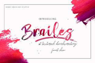Brailes: A Brush Script Font Pack for Modern Creativity
