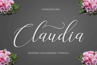 Claudia Script: A Modern Handmade Calligraphy Font for Elegant Design
