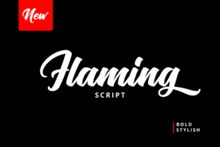 Flaming Script: Bold Handwritten Font Built for Impact