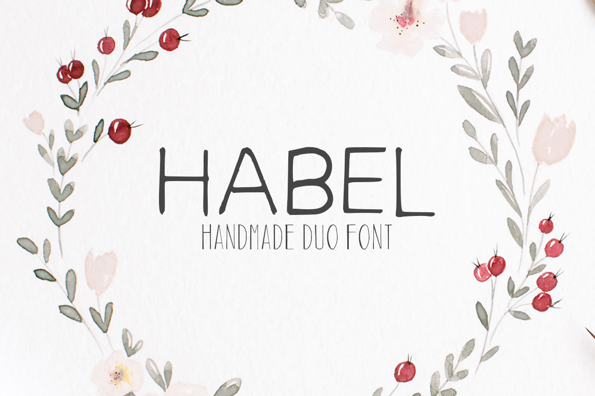 Habel and Habel Font Duo: Two Faces, Endless Versatility