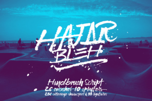 Hajar Bleh: A Handwriting Font That Brings Personality and Expression to Modern Design