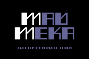 Mad Meka: Angular Futuristic Font for Sci-Fi Design