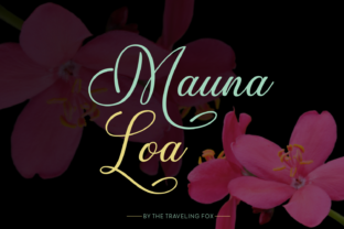 Mauna Loa: A Handwritten Font That Bridges Elegance and Everyday Workflow