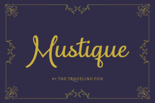 Mustique: The Elegant Handwritten Font That Balances Calm and Character in Design