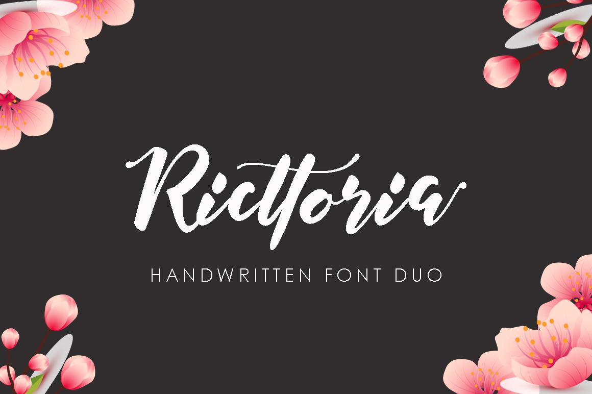Ricttoria: A Modern Handcrafted Font for Distinctive Design Projects