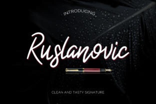 Ruslanovic: A Fresh Script for Modern Design