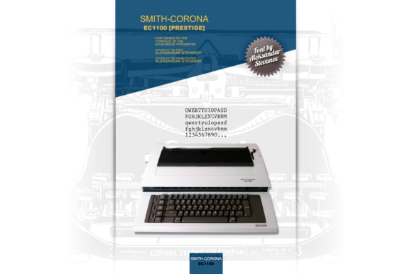Smith-Corona EC1100 Prestige: A Retro Typewriter Font Worth Understanding