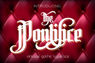 The Pontifice: Gothic Typography with a Soft Touch