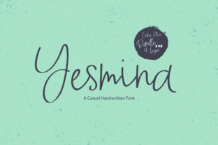 Yesmina: A Variable Script Font Built for Modern Workflows